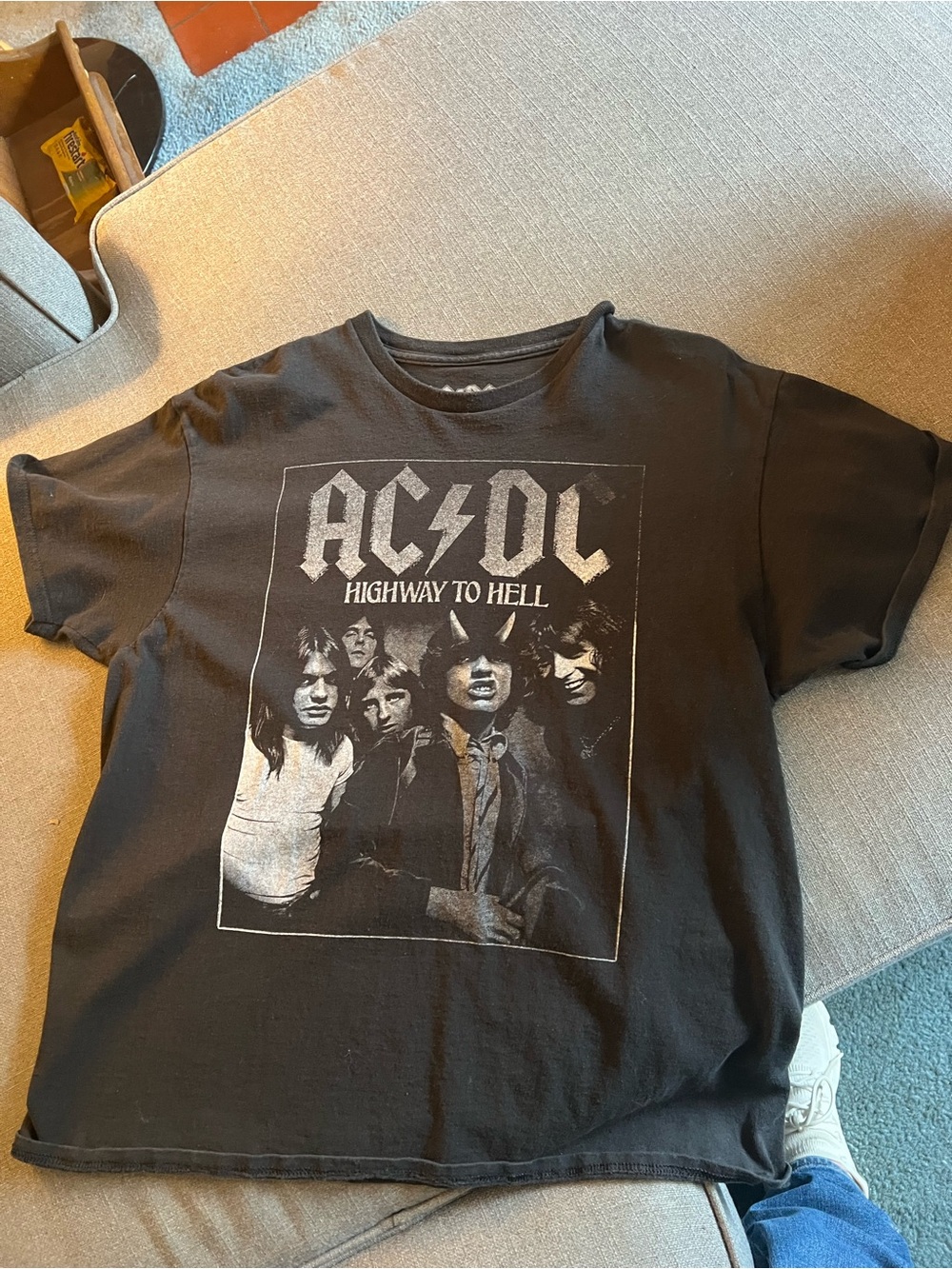 AC/DC Black Kids Short-Sleeve 'Highway to Hell' Band Tee